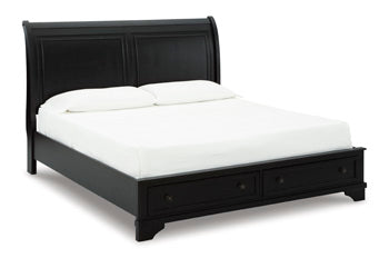 Chylanta King/California King Storage Footboard with Roll Slats
