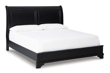 Chylanta California King Panel Footboard with Rails