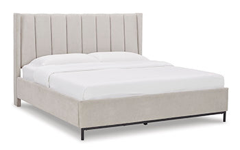 Freslowe California King Upholstered Footboard with Rails