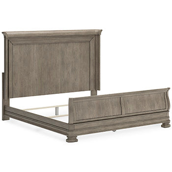 Lexorne California King Sleigh Footboard with Rails