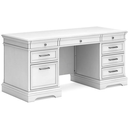 Kanwyn Home Office Desk - Left Facing Pedestal