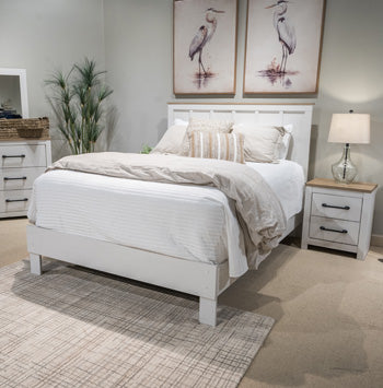 Linnocreek Queen Panel Footboard with Rails