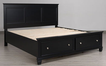 Lanolee Full Storage Footboard with Roll Slats