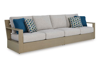 Kimpton Isle Right-Arm Facing/Left-Arm Facing Outdoor Loveseat with Cushion (Set of 2)