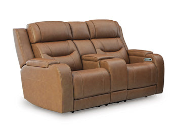 Knightington Power Reclining Loveseat with Audio Seating