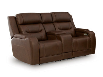Knightington Power Reclining Loveseat with Audio Seating