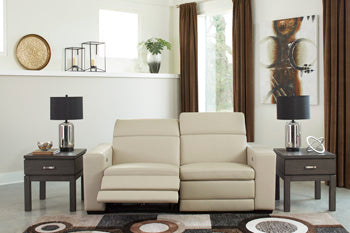 Texline 3-Piece Power Reclining Sectional Loveseat